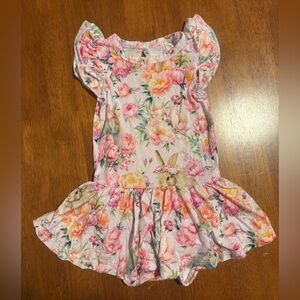 Bums & Roses Easter bamboo bubble romper